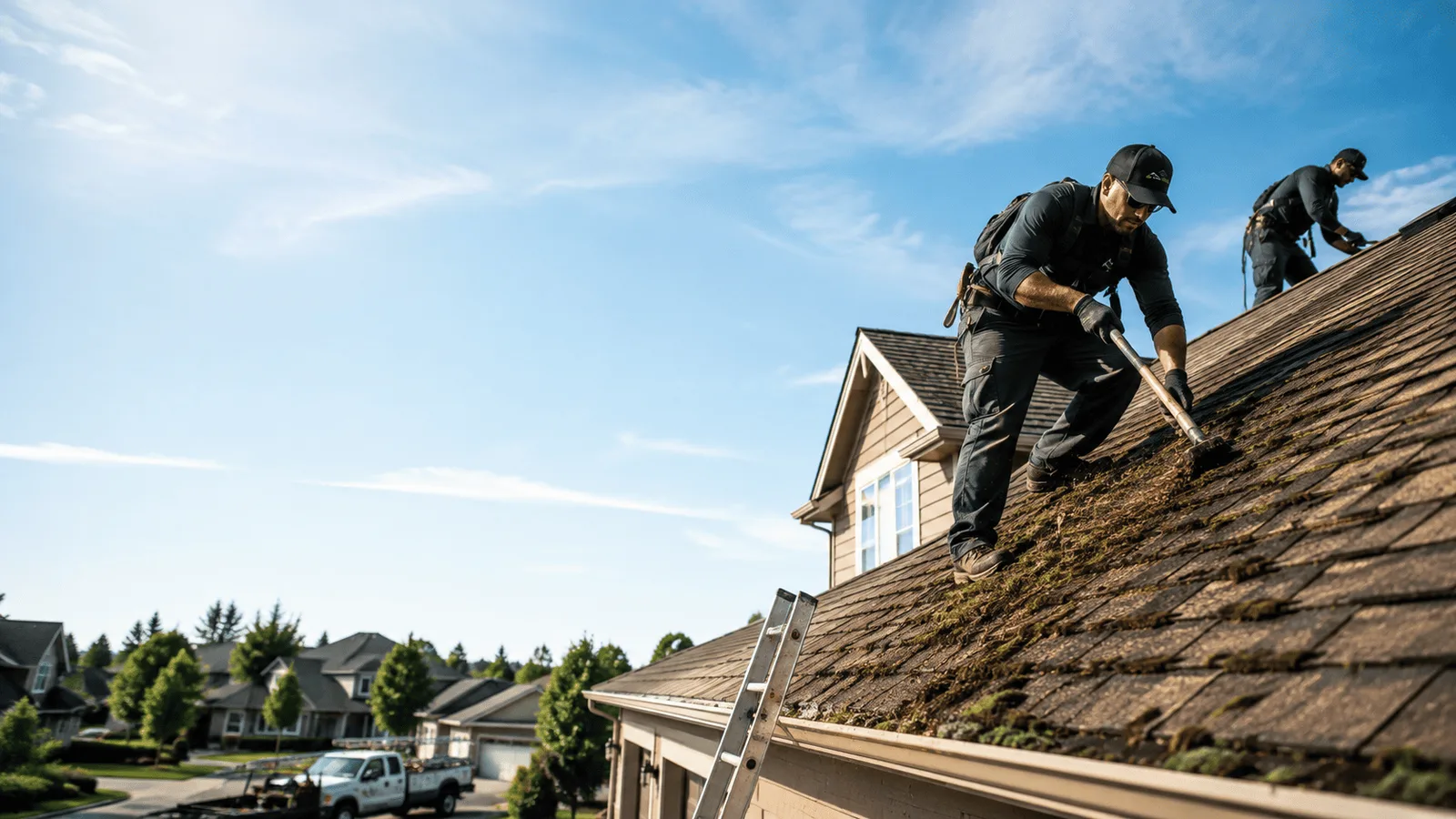 Roof Moss Removal in Brokaw, WI near me